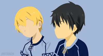 Kirito Amp Eugeo Minimal Wallpaper 4K 1980x1080 Kirito, Amp, Eugeo, Minimalist, Gray, Ultrawide, Full HD