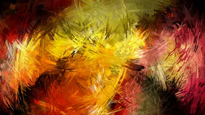 Vibrant Artistic Wallpaper Black/Dark Wallpaper 4K 1920x1080 Artistic, Abstract, Hd, Pc, Desktop, Wallpaper, Energetic, Brushstrokes, Fiery, Yellows, Oranges, Deep, Orange, Brown, Ultrawide, Full HD