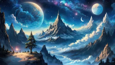 Vivid Night Wallpaper Black/Dark Wallpaper 4K 1920x1080 Night, Sky, Brown, White, Ultrawide, Full HD