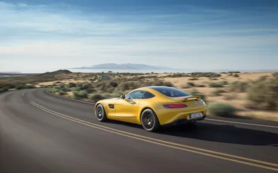 Moody Yellow Wallpaper Cars Wallpaper 4K 1920x1200 Yellow, Mercedes‑benz, Amg, Gt, Supercar, Speeding, On, A, Mercedes, Benz, Desert, Highway;, White, Ultrawide, Full HD