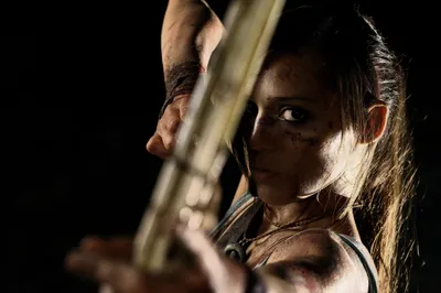 Dark Tomb Wallpaper Games Wallpaper 4K 2048x1366 Tomb, Raider, Video, Game, Hd, Pc, Desktop, Wallpaper, Intense, Close-up, Lara, Croft, Gray, Brown, Landscape, Full HD