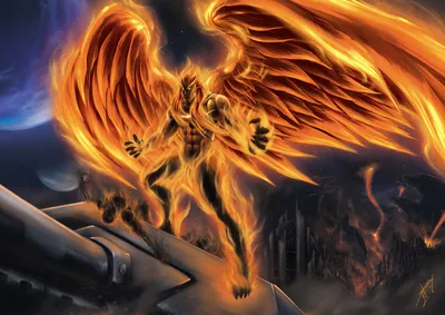 Moody Dark Wallpaper Black/Dark Wallpaper 4K 1920x1357 Hd, Pc, Desktop, Wallpaper, Featuring, A, Dark, Fiery, Demon, Large, Glowing, Wings, Orange, Landscape, Full HD