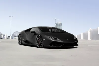 Matte Black Supercar Cars Wallpaper 4K 1920x1280 Matte, Black, Lamborghini, Huracan, Supercar, Parked, On, A, Sunlit, Rooftop, City, Skyline, Gray, White, Landscape, Full HD