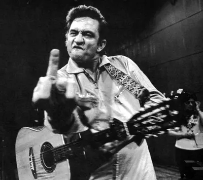 Black White Johnny Cash Passionately Black/Dark Wallpaper 4K 2500x2217 A, Striking, Black, And, White, Wallpaper, Of, Johnny, Cash, Passionately, Performing, His, Gray, Square, Full HD