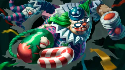 Misty Pudge Wallpaper Abstract Wallpaper 4K 3193x1804 Hd, Pc, Desktop, Wallpaper, Featuring, Pudge, From, Dota, Colorful, Clown-inspired, Design, Showcasing, White, Ultrawide, QHD