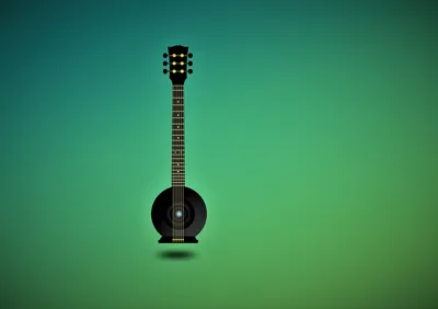 Bright Guitar Wallpaper Abstract Wallpaper 4K 9780x6884 Guitar, And, Speaker, By, Marian, Anbu, Juwan, Orange, Brown, Landscape, 4K