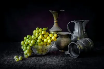 Golden Pewter Wallpaper Cars Wallpaper 4K 2718x1800 Pewter, Carafe, Pitcher, Grapes, Photography, Still, Life, Hd, Desktop, Gray, Ultrawide, QHD