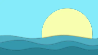 Minimalist Sun Water Nature Ocean Nature Wallpaper 4K 7000x3937 Minimalist, Sun, Water, Nature, Ocean, Hd, Desktop, Wallpaper, White, Pink, Ultrawide, 4K