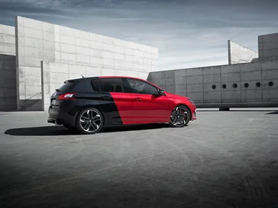 Side Red Black Peugeot Cars Wallpaper 4K 3307x2478 Side, View, Of, A, Red-and-black, Peugeot, 308, Gti, Compact, Car, Parked, Minimalist, White, Gray, Landscape, QHD