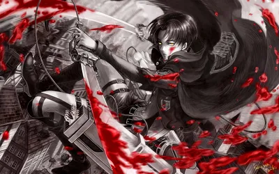 Levi Ackerman Anime Attack Titan Abstract Wallpaper 4K 1920x1200 Hd, Desktop, Wallpaper, Featuring, Levi, Ackerman, From, The, Anime, Attack, Titan, Showcasing, White, Gray, Ultrawide, Full HD