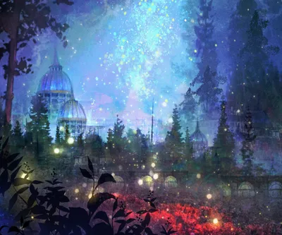 Vibrant Quad Wallpaper Nature Wallpaper 4K 2715x2263 2k, Quad, Hd, Pc, Desktop, Wallpaper, Fantasy, City, Glowing, Domed, Towers, Beyond, Pink, Gray, Square, QHD