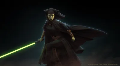 Jedi Luminara Unduli Wielding Space Wallpaper 4K 3278x1800 Hd, Pc, Wallpaper, Featuring, Jedi, Luminara, Unduli, Wielding, Green, Lightsaber, Wearing, Her, Brown, Ultrawide, QHD