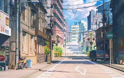 Moody Anime Wallpaper World Wallpaper 4K 1920x1200 Hd, Anime, Cityscape, Wallpaper, Featuring, A, Quiet, Detailed, Urban, Street, Buildings, Power, White, Ultrawide, Full HD