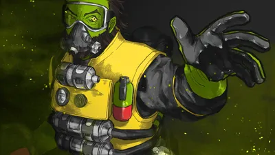 Caustic Apex Legends Games Wallpaper 4K 1920x1080 Caustic, (apex, Legends, Video, Game, Hd, Desktop, Yellow, Pink, Ultrawide, Full HD