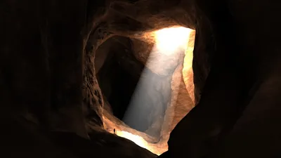 Breathtaking Cave Landscape Nature Wallpaper 4K 1920x1080 Hd, Desktop, Wallpaper, Featuring, A, Breathtaking, Cave, Landscape, Sunlight, Streaming, Through, Opening, White, Ultrawide, Full HD