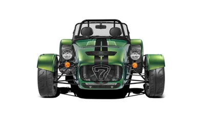 Green Caterham Seven Cars Wallpaper 4K 3840x2160 Hd, Desktop, Wallpaper, Featuring, A, Green, Caterham, Seven, 485, Sports, Car, Viewed, White, Ultrawide, 4K