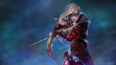 Golden Fantasy Wallpaper Fantasy Wallpaper 4K 1920x1080 Hd, Fantasy, Wallpaper, Of, A, Blonde, Woman, Warrior, Heterochromia, Holding, Dagger, Viking-inspired, Brown, Ultrawide, Full HD