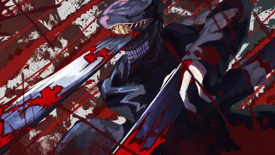 Katana Man Anime Black/Dark Wallpaper 4K 1920x1080 Hd, Pc, Desktop, Wallpaper, Featuring, Katana, Man, From, Anime, Chainsaw, Showcasing, Dark, Black, Ultrawide, Full HD