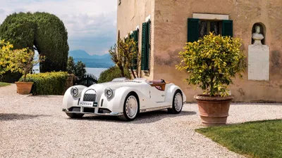 Crisp Morgan Wallpaper Nature Wallpaper 4K 3840x2160 Hd, Desktop, Wallpaper, Featuring, A, Morgan, Midsummer, Parked, Picturesque, Courtyard, Lush, Greenery, White, Gray, Ultrawide, 4K
