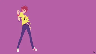 Serene Minimalist Wallpaper Minimal Wallpaper 4K 1920x1080 A, Minimalist, Hd, Wallpaper, Featuring, Sora, From, No, Game, Life, Showcasing, Red, Gray, Ultrawide, Full HD