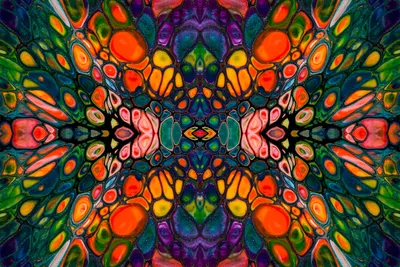 Abstract Colorful Symmetrical Organic Mosaic Abstract Wallpaper 4K 6000x4000 Abstract, Colorful, Symmetrical, Organic, Mosaic, In, Vivid, Reds, Oranges, Greens, Purples, Ultra, Red, Landscape, 4k