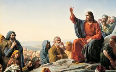 Calm Depicting Wallpaper Abstract Wallpaper 4K 2560x1600 Hd, Desktop, Wallpaper, Depicting, Jesus, In, A, Religious, Scene, Delivering, Sermon, Crowd, White, Ultrawide, QHD