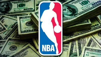 Vibrant Nba Wallpaper Abstract Wallpaper 4K 1920x1080 Nba, Logo, On, Top, Of, A, Pile, Dollar, Bills, Serving, Striking, Desktop, White, Red, Ultrawide, Full HD