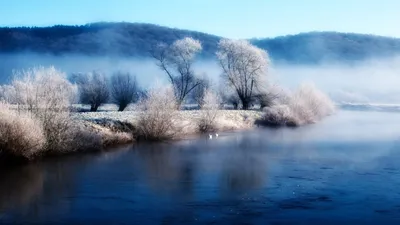 Dark Serene Wallpaper Nature Wallpaper 4K 1920x1080 Hd, Desktop, Wallpaper, Featuring, A, Serene, Winter, Scene, Foggy, Mountain, Lake, Frost-covered, White, Ultrawide, Full HD