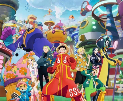 Vivid Vibrant Wallpaper Abstract Wallpaper 4K 2893x2380 A, Vibrant, Hd, Desktop, Wallpaper:, Featuring, Characters, From, Anime, One, Piece, Set, Gray, Red, Square, QHD