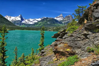 Vibrant Turquoise Lake Surrounded Nature Wallpaper 4K 2048x1360 Hd, Pc, Desktop, Wallpaper, Of, A, Vibrant, Turquoise, Lake, Surrounded, Rocky, Cliffs, Red, Ultrawide, Full HD