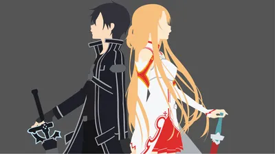 Dreamy Minimalist Wallpaper Minimal Wallpaper 4K 1920x1081 Minimalist, Hd, Anime, Wallpaper, Featuring, Kirito, Kazuto, Kirigaya, Asuna, Yuuki, Orange, Purple, White, Ultrawide, Full HD
