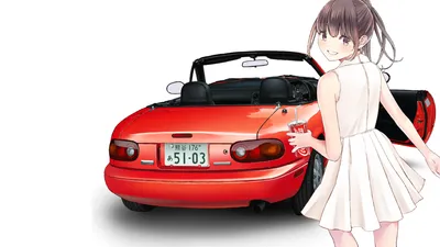 Original Anime Smiling Cars Wallpaper 4K 1920x1080 Hd, Pc, Desktop, Wallpaper, Original, Anime, Scene, Of, Smiling, Girl, White, Dress, Ultrawide, Full HD
