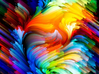 Crisp Abstract Wallpaper Abstract Wallpaper 4K 3600x2700 Abstract, Hd, Desktop, Wallpaper, Showcasing, Vibrant, Swirling, Colorful, Shapes, Blending, Dynamically, Bold, Yellow, Purple, Landscape, QHD