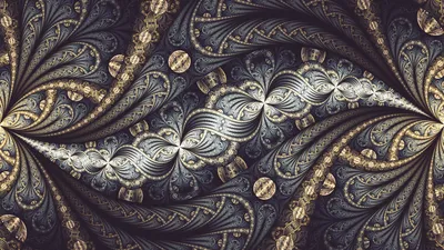 Vibrant Abstract Wallpaper Abstract Wallpaper 4K 2560x1440 Hd, Pc, Desktop, Wallpaper, Featuring, An, Intricate, Abstract, Fractal, Design, Dark, Tones, Gray, Ultrawide, QHD