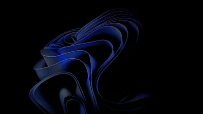 Sleek Flowing Blue Shapes Black Technology Wallpaper 4K 3840x2160 A, Sleek, 4k, Ultra, Hd, Wallpaper, Featuring, Flowing, Blue, Shapes, Against, Black, Brown, Ultrawide