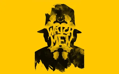 Epic Watchmen Wallpaper Black/Dark Wallpaper 4K 1680x1050 Hd, Pc, Desktop, Wallpaper, Background, Watchmen, Movie, Black-ink, Silhouette, Title, Forming, Rorschach-style, Yellow, Purple, Ultrawide