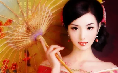 Artistic Depicting Woman Abstract Wallpaper 4K 1920x1200 Artistic, Hd, Wallpaper, Depicting, A, Woman, Holding, An, Intricately, Designed, Parasol, Warm, White, Ultrawide, Full HD