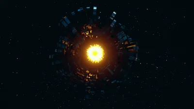 Conceptual Dyson Sphere Encompassing Space Wallpaper 4K 1920x1080 Hd, Wallpaper, Of, A, Conceptual, Dyson, Sphere, Encompassing, Bright, Star, Set, Against, Brown, White, Ultrawide, Full HD