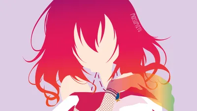 Minimalist Anime Stephanie Dola Minimal Wallpaper 4K 1920x1080 Minimalist, Hd, Anime, Wallpaper, Featuring, Stephanie, Dola, From, Game, Life, Flowing, Red, White, Ultrawide, Full HD