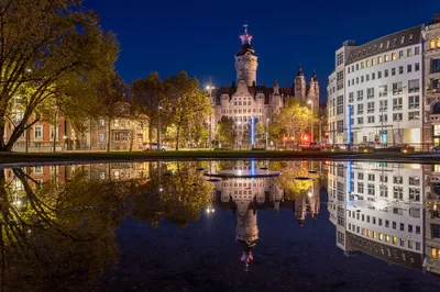 Bold Leipzig Wallpaper World Wallpaper 4K 2048x1365 Leipzig, Germany, Reflection, Man, Made, City, Hd, Desktop, Brown, Gray, Ultrawide, Full HD