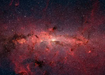 Vibrant Infrared Wallpaper Space Wallpaper 4K 7002x5050 Infrared, Image, Of, The, Milky, Way, Galaxy, Featuring, Countless, Stars, Cosmic, Formations, Brown, Landscape, 4k