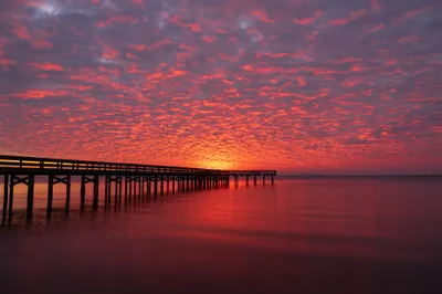 Vibrant Vibrant Wallpaper Nature Wallpaper 4K 2048x1365 Hd, Desktop, Wallpaper, Of, A, Vibrant, Sunset, With, Scattered, Clouds, Over, Calm, Brown, Ultrawide, Full HD