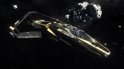 Golden Asteroid Wallpaper Space Wallpaper 4K 1920x1080 Asteroid, Space, Spaceship, Video, Game, Star, Citizen), Hd, Desktop, White, Brown, Gray, Ultrawide, Full HD