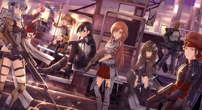 Characters Sword Art Online Lisbeth Abstract Wallpaper 4K 2000x1092 Hd, Desktop, Wallpaper, Featuring, Characters, From, Sword, Art, Online, Lisbeth, Argo, Silica, Brown, Gray, Ultrawide, Full HD