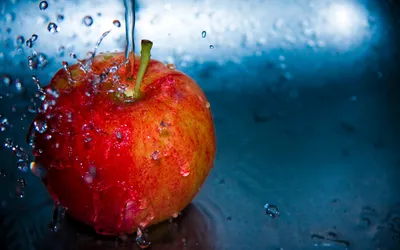 Close Red Apple Water Splashing Abstract Wallpaper 4K 1920x1200 Hd, Pc, Desktop, Wallpaper, Close-up, Of, A, Red, Apple, Water, Splashing, Over, White, Ultrawide, Full HD