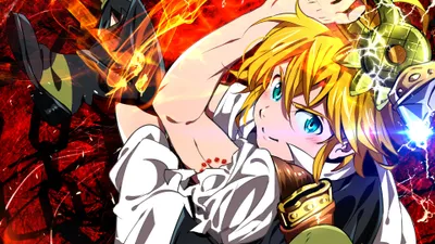 Anime Meliodas Seven Abstract Wallpaper 4K 3840x2160 Anime, Hd, Desktop, Wallpaper, Featuring, Meliodas, From, The, Seven, Deadly, Sins, Showcasing, White, Ultrawide, 4K