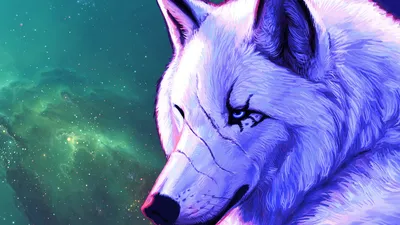 Vivid Majestic Wallpaper Animals Wallpaper 4K 1920x1080 A, Majestic, White, Wolf, Against, Vibrant, Cosmic, Backdrop, Fantasy, Captures, Essence, Mystery, Gray, Ultrawide, Full HD