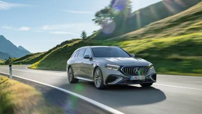 Vivid Amg Wallpaper Cars Wallpaper 4K 3840x2160 Hd, Desktop, Wallpaper:, Featuring, A, Mercedes-amg, E53, Hybrid, Car, Motion, Scenic, Road, White, Ultrawide, 4k