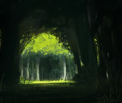 Dreamy Dark Wallpaper Black/Dark Wallpaper 4K 3000x2544 Dark, Forest, Scene, From, The, Video, Game, Boku, Natsuyasumi, Featuring, Contrasting, Light, Black, Square, QHD