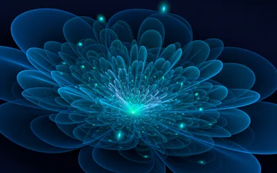 Abstract Fractal Design Abstract Wallpaper 4K 2560x1600 Hd, Abstract, Fractal, Design, With, Glowing, Blue, Petals, Radiating, Center, Creating, Dynamic, Brown, Ultrawide, QHD